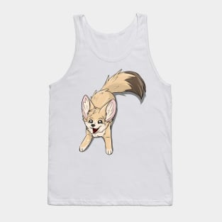 Happy Fennec Fox Tank Top